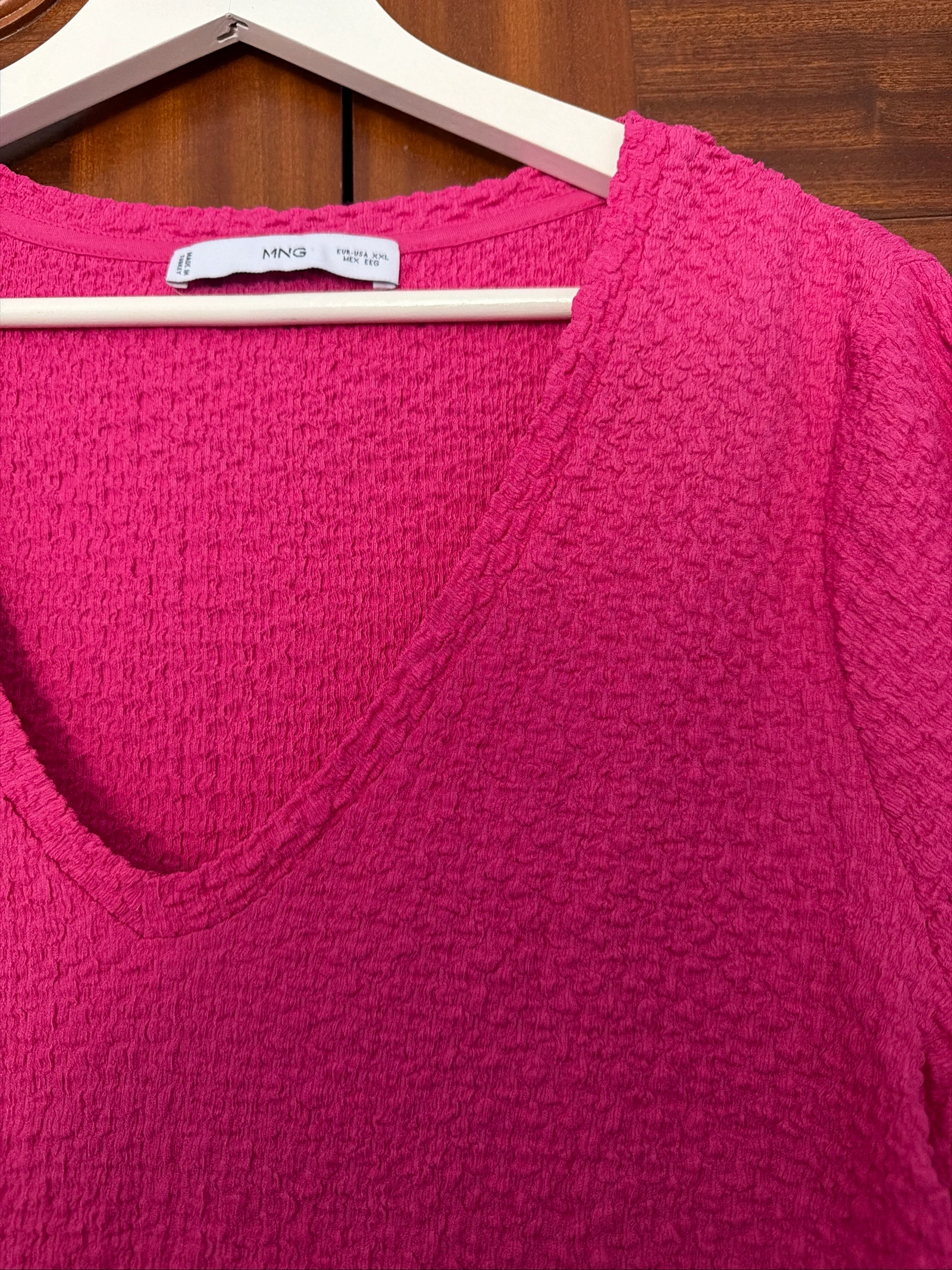 Camiseta fúcsia Mango – photo 2